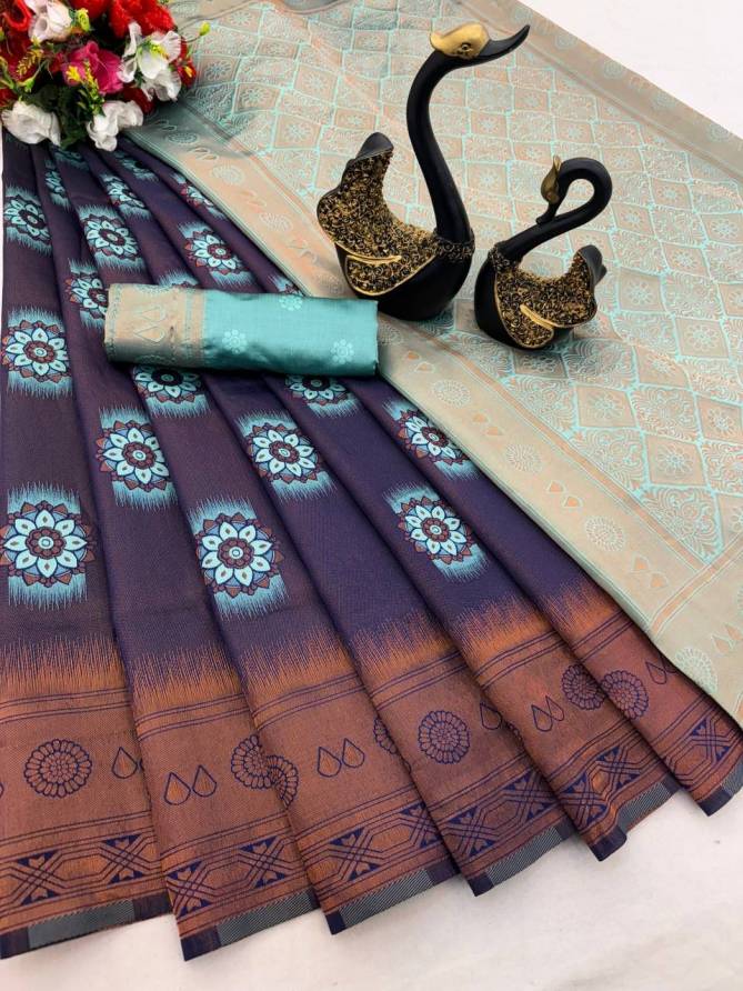 SF 673 By Shubh Tissue Kanchi Designer Sarees Wholesale Market In Surat